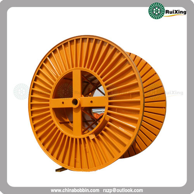 China Carrete acanalado de acero grande para el carrete de acero acanalado de la máquina del cable para la encalladura de alambre proveedor